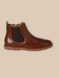 Boots Bout Fleuri Fille En Cuir -Cyrillus Boutique 72077 0762 9016 NM PD F1XX