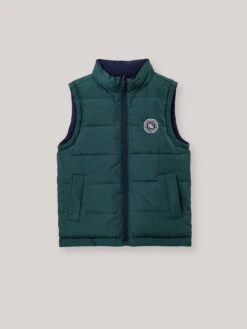 Doudoune Sans Manches Réversible Garçon -Cyrillus Boutique 73001 0301 2013 NM FA F11X