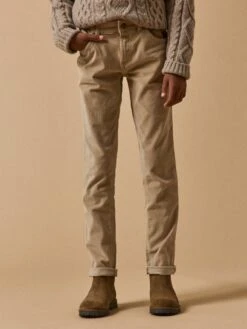 Slim En Velours Garçon