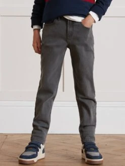 Pantalon Relax En Denim Garçon