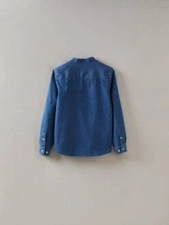 Chemise De Cérémonie En Denim Light Garçon 8 Chemise De Cérémonie En Denim Light Garçon -Cyrillus Boutique 73029 0466 6399 NM DO F1XX
