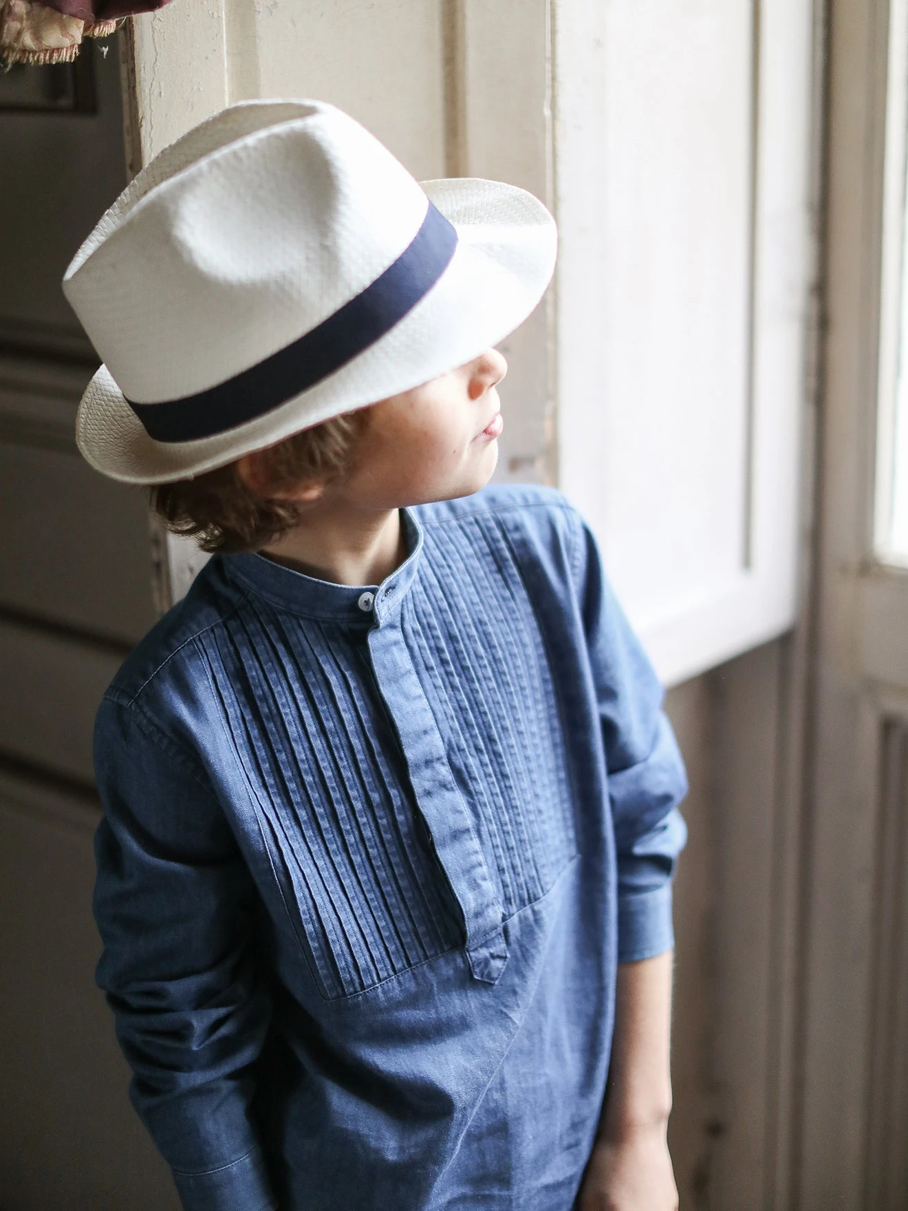 Chemise De Cérémonie En Denim Light Garçon 3 Chemise De Cérémonie En Denim Light Garçon