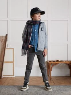 Sweat Zippé à Capuche Garçon -Cyrillus Boutique 73041 0512 M005 PO PE F1XX