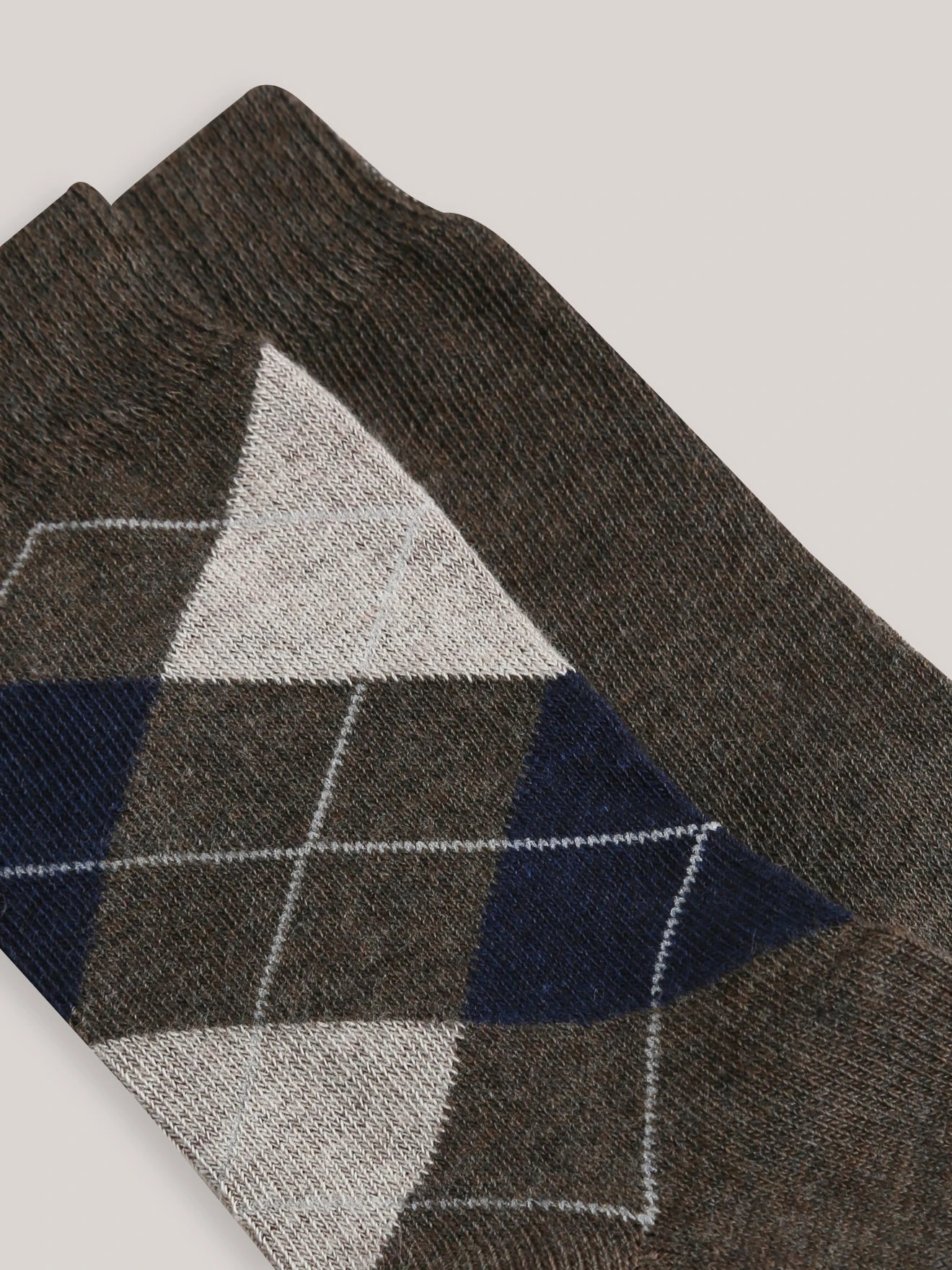 Lot De 2 Chaussettes Intarsia Et Unie 4 Lot De 2 Chaussettes Intarsia Et Unie â Image 2