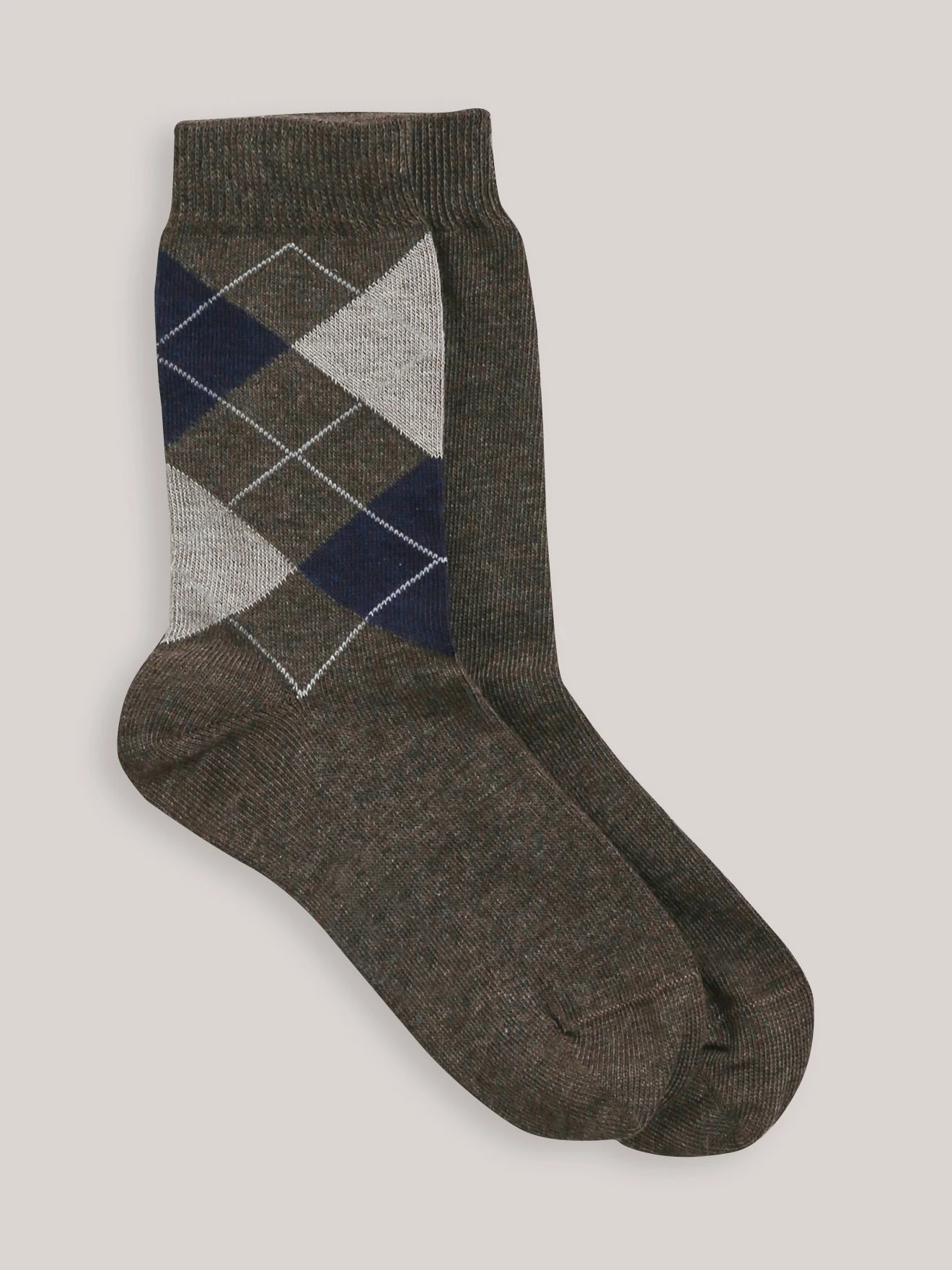 Lot De 2 Chaussettes Intarsia Et Unie 3 Lot De 2 Chaussettes Intarsia Et Unie