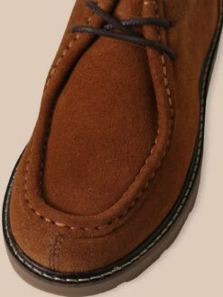 Derbies à Lacets Croûte De Cuir Garçon -Cyrillus Boutique 73077 0679 9019 NM DP F1XX